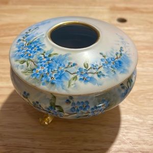 Antique Limoges hair receiver